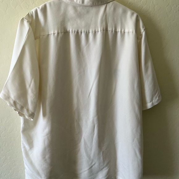 Batik Bay White Tropical Men's Shirt - Picture 5 of 6